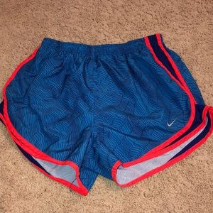 blue nike shorts